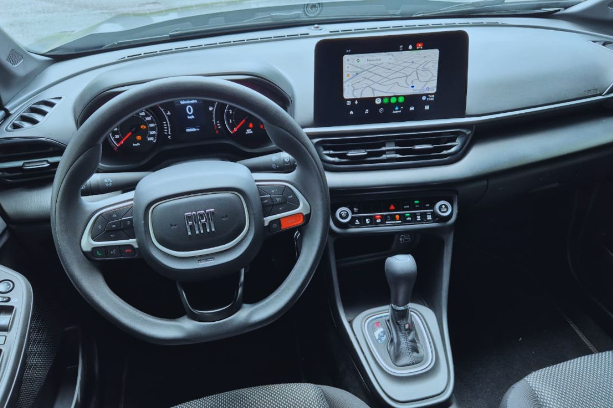 Interior do Fiat Pulse T200, SUV de R$ 119,9 mil